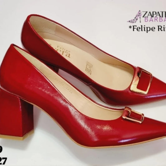 ZAPATILLA FELIPE RIVERA 20713 ROJO CHILI
