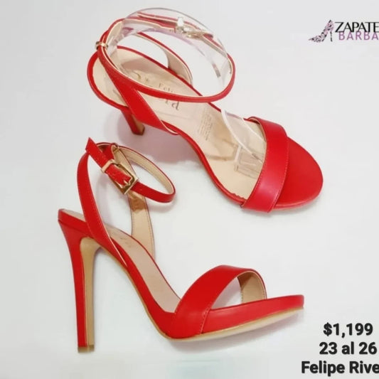 ZAPATILLA FELIPE RIVERA 10700 NAI ROJO