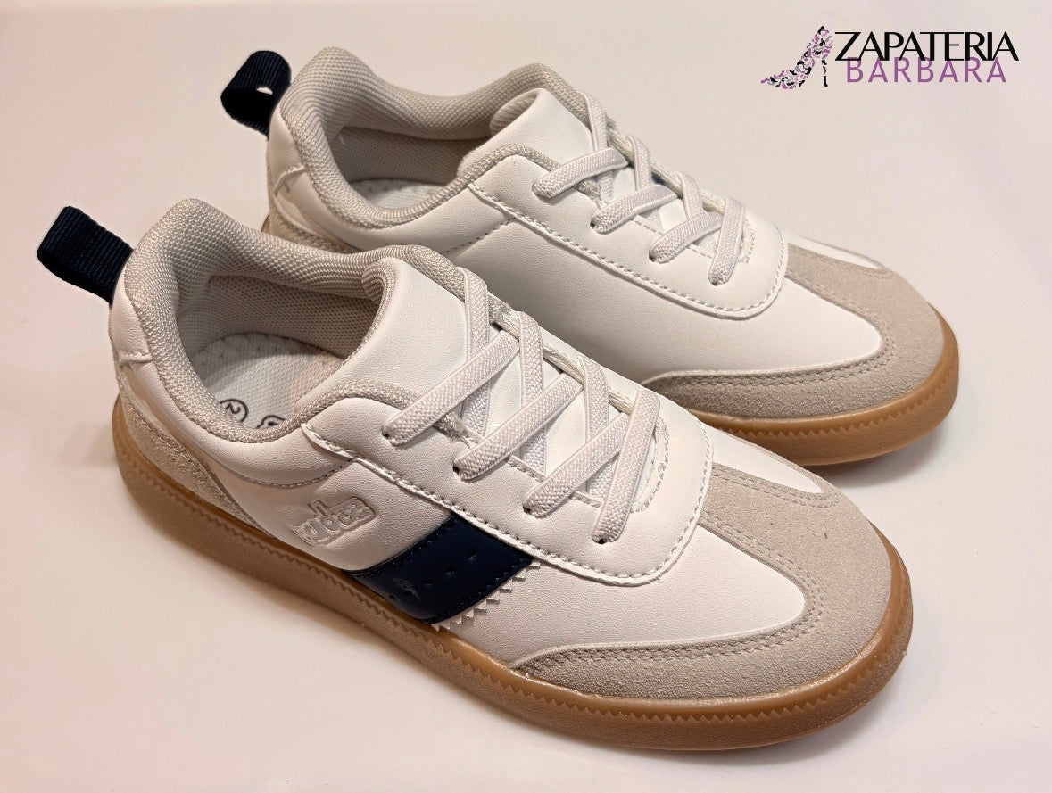 TENI NIÑO 206800 AUDAZ BLANCO CON LINEAS AZULES