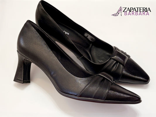 ZAPATILLA CERRADA 764015 PICCADILLY MOÑO NEGRO