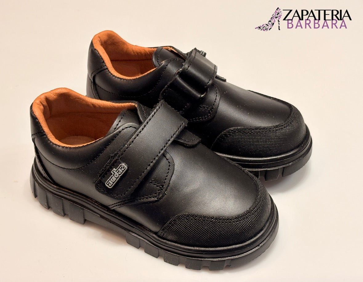 ESCOLAR NIÑO 153008 AUDAZ NEGRO PUNTA ANTIRRASPONES