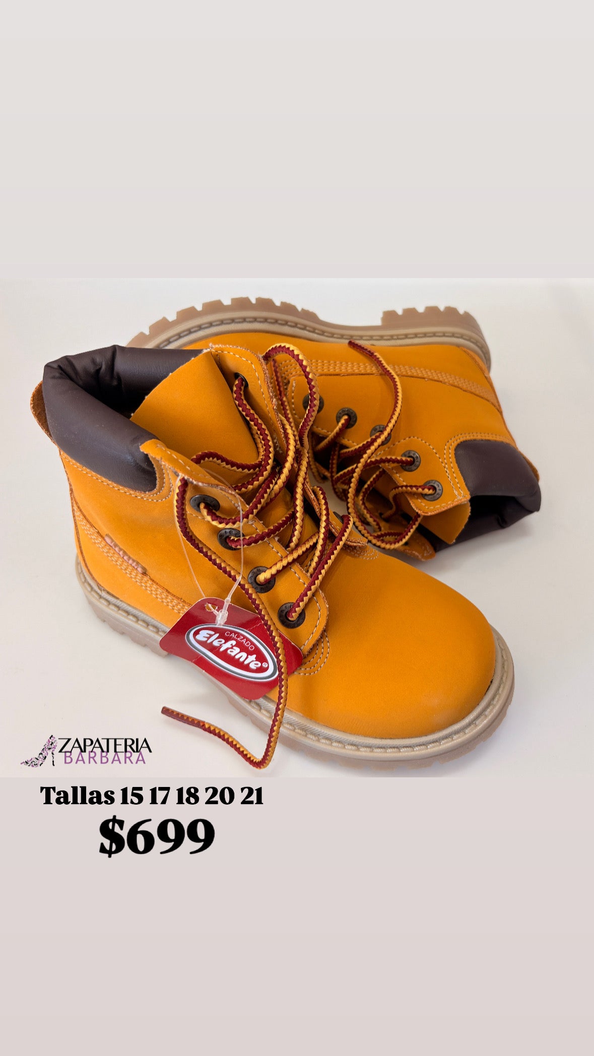 BOTAS NIÑO 10599 ELEFANTE TANI WEAT