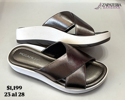 SANDALIA PICCADILLY 474001 PEWTER ACERO