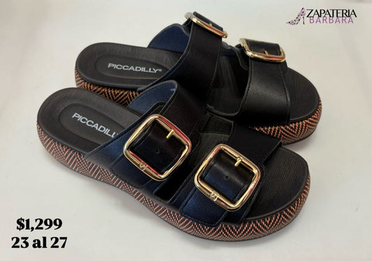SANDALIA PICCADILLY 459002 NEGRO