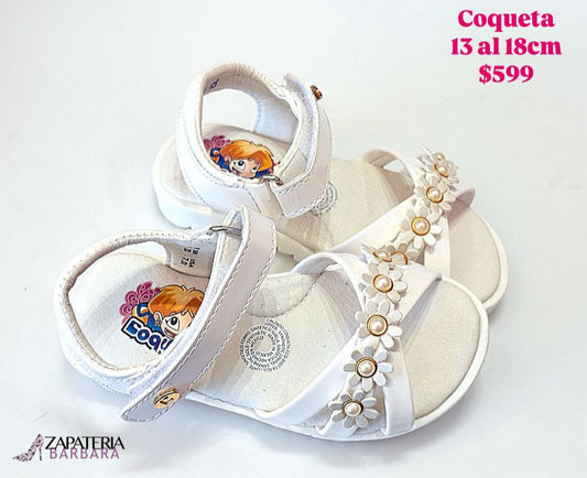 HUARACHE COQUETA 103718 BLANCO