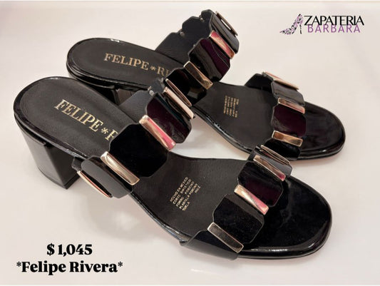 SLIDE C/TACON FELIPE RIVERA 72600 NEGRO CHAROL