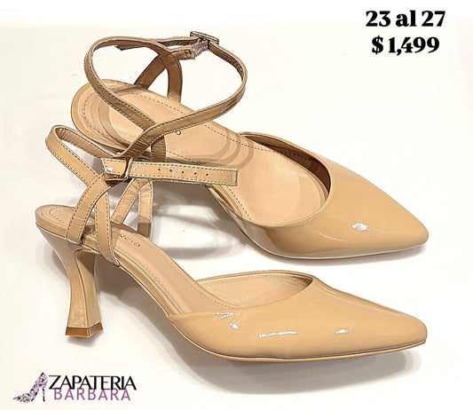 ZAPATILLA ASCENCIO 25262 CHAROL NUDE