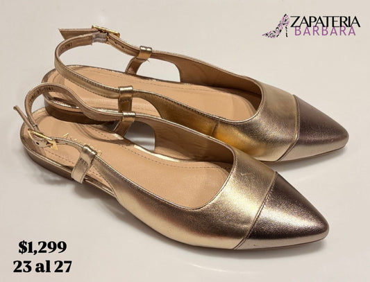 FLAT DESTALONADO ASCENCIO 25162 CHAMPAGNE