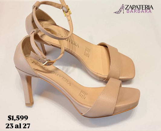 ZAPATILLA FELIPE RIVERA 12302 PIEL NUDE