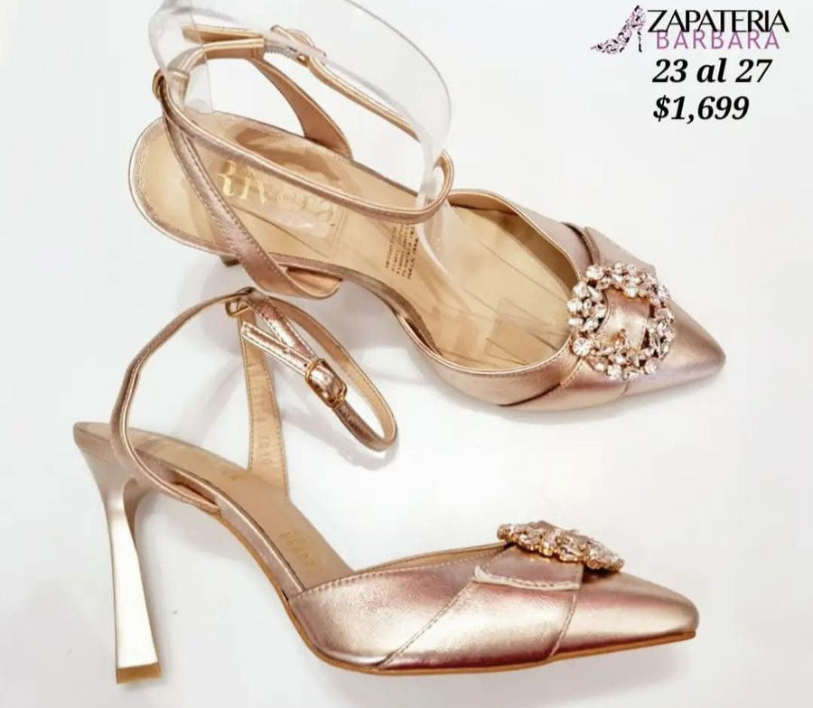 ZAPATILLA FELIPE RIVERA 20809 ORO ROSA