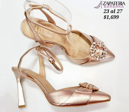 ZAPATILLA FELIPE RIVERA 20809 ORO ROSA