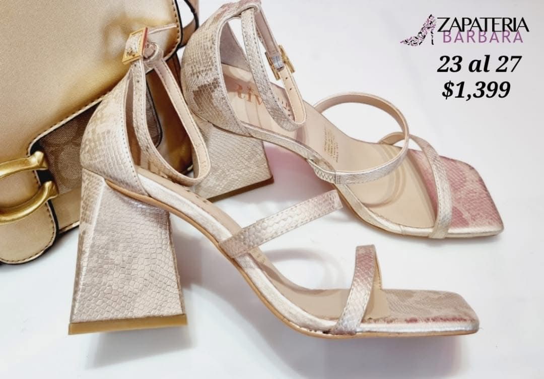 ZAPATILLA FELIPE RIVERA 11704 CASCABEL ORO