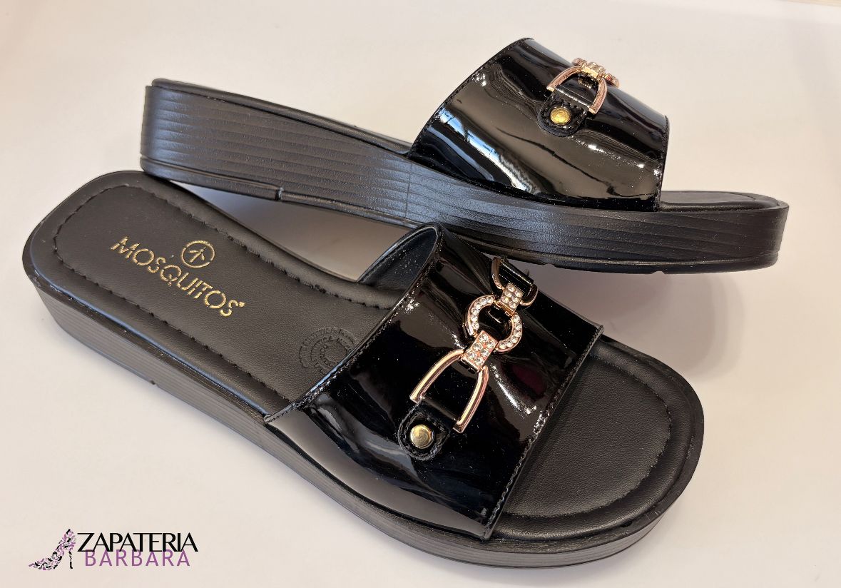 SANDALIA MOSQUITOS 9700 CH NEGRO/MAQ