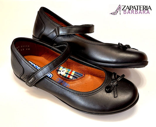 ZAPATO ESCOLAR COQUETA 31113 NEGRO