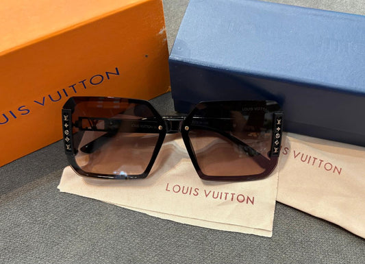 LENTES REPLICA LV 006 CUADRADOS CAFE