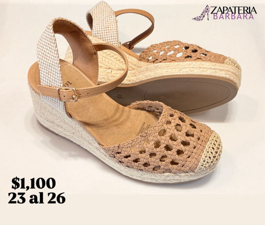 ALPARGATA CERRADA EFE 158801 SMITH CAMEL