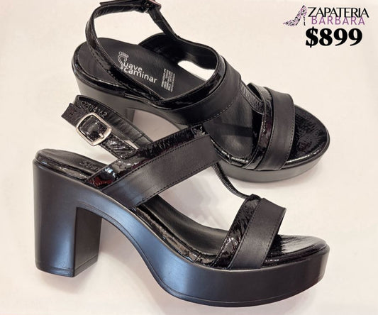 TACON SUAVE CAMINAR 6522 DALIA NEGRO