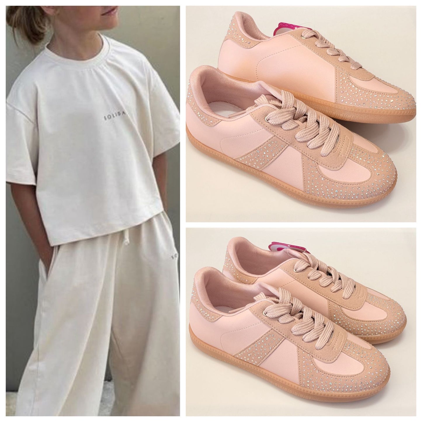 TENIS TROPICANA 921008 ROSA C/BRILLOS